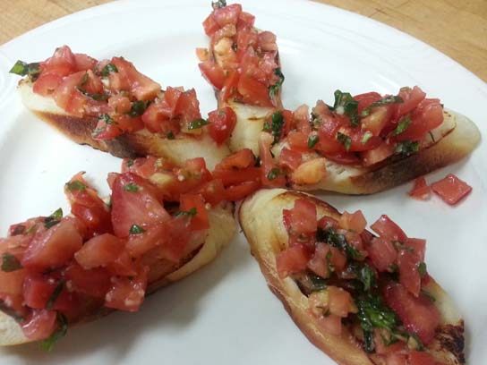 Bruschetta in Redlands