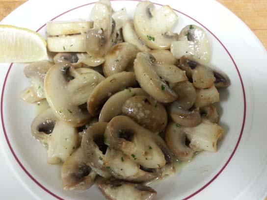 Mushroom Salad Appetizer